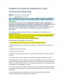 Técnicas de redacción