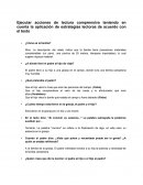 Ejecutar acciones de lectura comprensiva