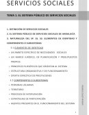 El sistema público de servicios sociales