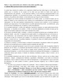 Una construcción socio- histórica como status específico