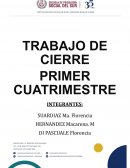 Trabajo de cierre Primer cuatrimestre