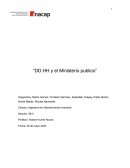 DD.HH y el Ministerio público