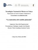 La naturaleza del cambio planeado