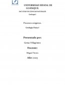 Procesos exógenos. Geología Física I