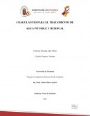 Coagulantes para el tratamiento de agua potable y residual