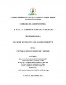 Preparación de medios de cultivo