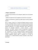 Análisis del Artículo 35 de la Ley Aduanera