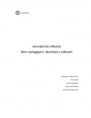 Taller pedagógico: Identidad y reflexión