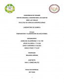 Preparación y elaboración de soluciones