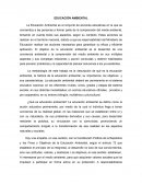 La Educación Ambiental