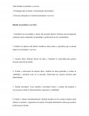 Diseño de un producto o servicio