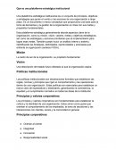 Que es una plataforma estratégica institucional