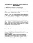 Comprender los fundamentos y ética del derecho penal