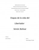 Etapas de la vida de Simón Bolívar