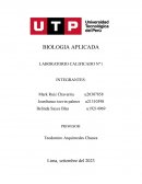 Biologia aplicada. Laboratorio calificado N°1