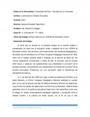 Ensayo sobre la Ley 1420/84 de Educación Común