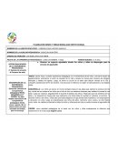 Planeación niños y niñas modalidad institucional