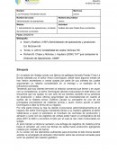 Actividad: Análisis del caso Pastas finas Las Bonitas