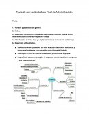 Pauta de corrección trabajo Final de Administración