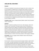 Análisis del discurso