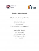 Didáctica de las Ciencias Experimentales