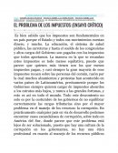 El problema de los impuestos (ensayo crítico)