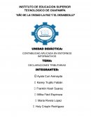 Declaraciones Tributarias