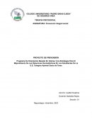 Proyeccto sobre Prevención integral social