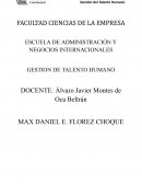 Gestión de talento humano