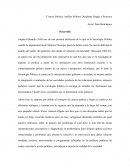 Ciencia Política; Análisis Político Diciplinas, Reglas y Procesos