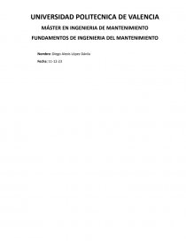 Fundamentos de ingenieria del mantenimiento. Página 1
