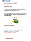 Explicar con un ejemplo las consecuencias de la irresponsabilidad en la planificación de la política económica de un gobierno