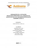 Agravantes de la situación psicológica-emocional de la mujer en épocas de pandemia COVID-19