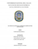 Factores influyentes en la demanda de dinero en Perú entre 2012-2022