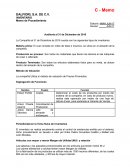 Inventario Memo de Procedimiento