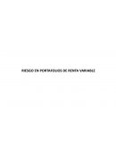 Riesgo en portafolios de renta variable