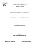 Informe de jornada de prácticas