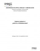 ¿Qué es la personalidad?