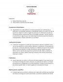 Trabajo de investigación sobre Toyota Motors