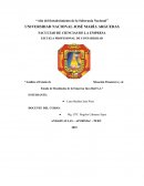 Análisis al Estado de Situación Financiera y al Estado de Resultados de la Empresa Inca Rail S.A.
