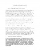 Actividad de The Truman Show y TQG