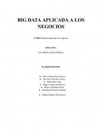 Big data aplicada a los negocios. Página 1