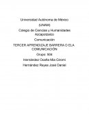 Comunicación Tercer aprendizaje