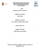 Análisís del libro “El esclavo”