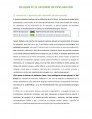 El informe de evaluación