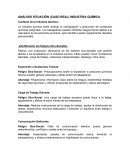 Análisis situación (caso real) Industria química