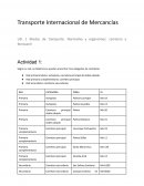 Modos de transporte. Normativa y organismos: carretera y ferrocarril