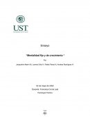 Mentalidad fija y de crecimiento
