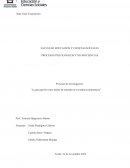 La percepción como puerta de entrada en la conducta alimentaria