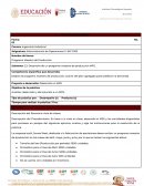 Desarrollo de un programa maestro de producción MPS